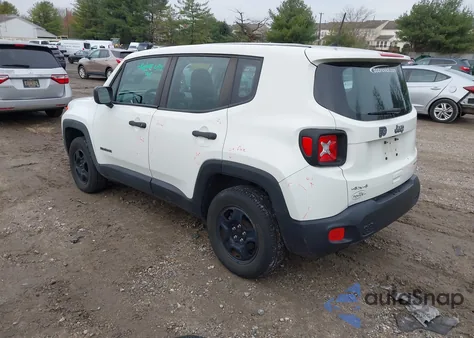 2018 Jeep Renegade Sport 4X4 из США, поврежденный, VIN ZACCJBAB0JPH44652